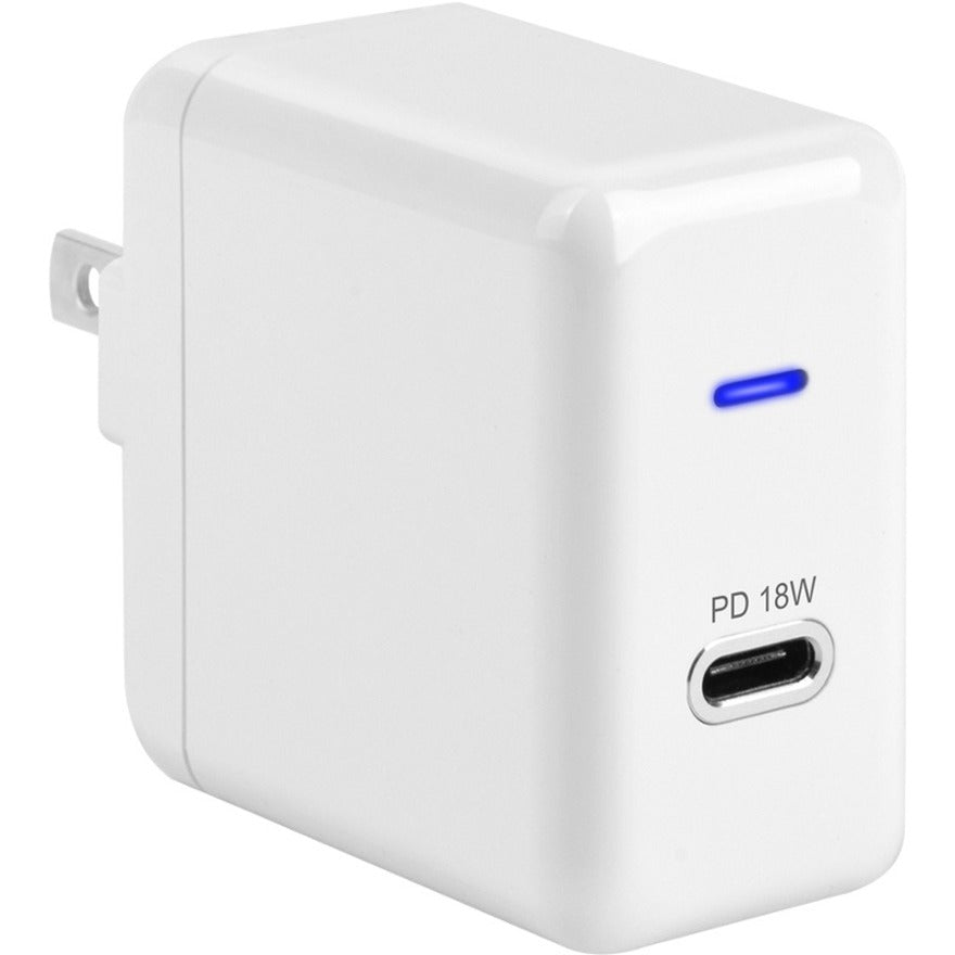 شاحن جداري USB-C 18 واط 4XEM 4XUSBCPOWER18W، شحن سريع لهواتف جوجل وسامسونج الذكية