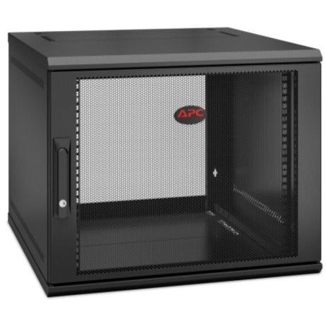 APC AR109SH6 NetShelter WX 9U Single Hinged Wall-Mount Enclosure 600mm Deep Side-to-Side Airflow 5 Year Warranty