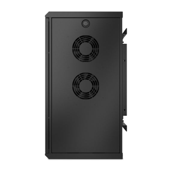 APC AR106V NetShelter WX 6U Low-Profile Wall Mount Enclosure 120V Fans, Rack Cabinet for Airflow System, Server, Converged Infrastructure, Storage, Networking