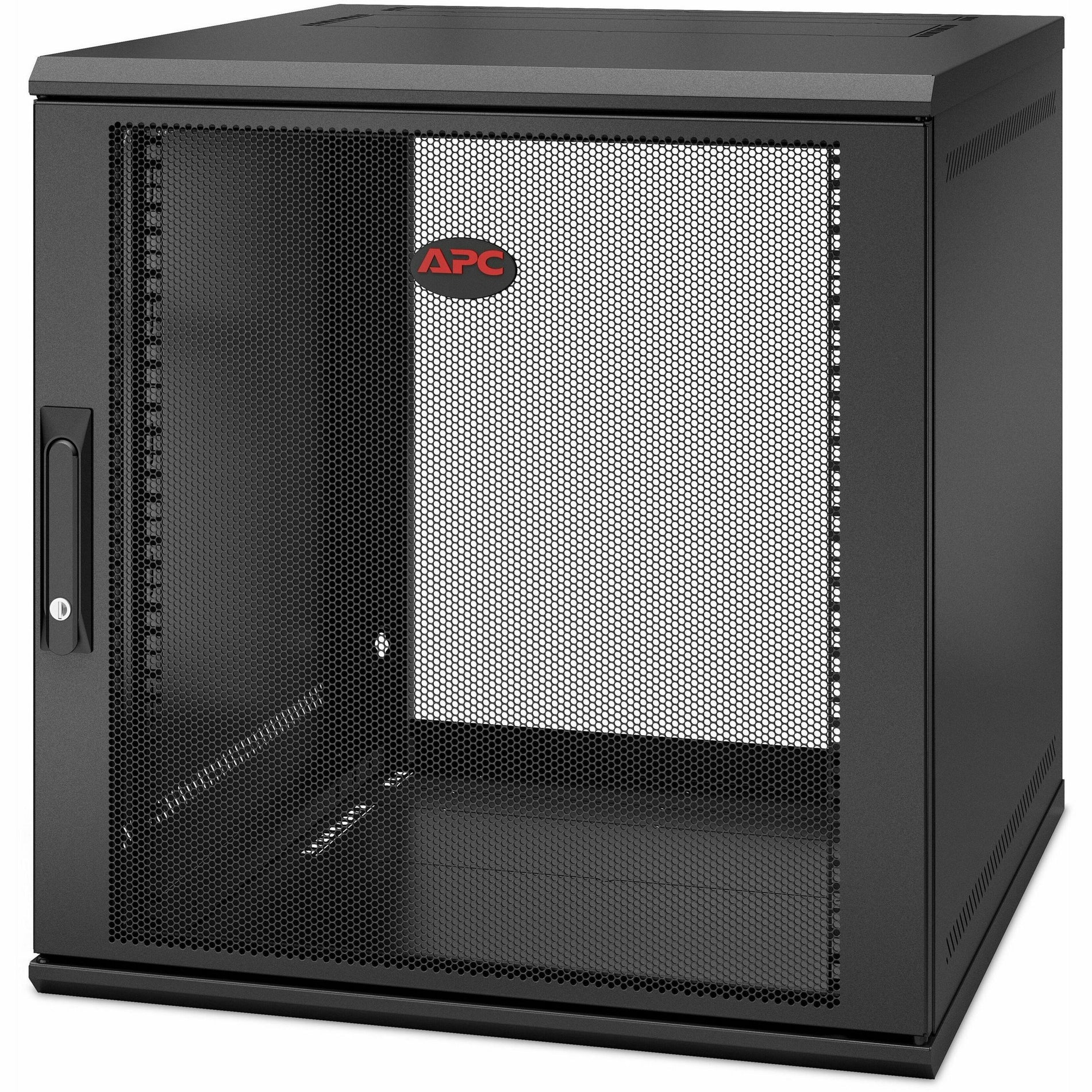 APC AR112SH6 NetShelter WX 12U Single Hinged Wall-mount Enclosure 600mm Deep, Side-to-Side Airflow, 5 Year Warranty