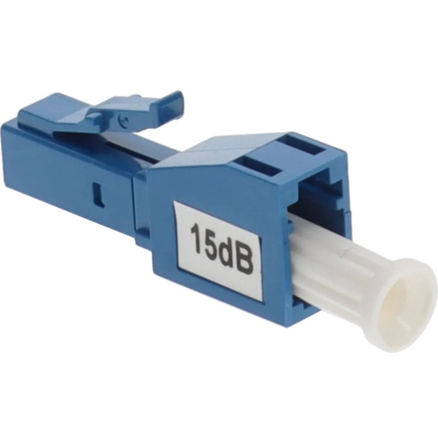 AddOn ADD-ATTNS-LCPC-15DB 15dB Cố định LC Nam đến LC Nữ OS1 SMF Đơn giản Attenuator Sợi Quang Bộ Chuyển Đổi Mạng