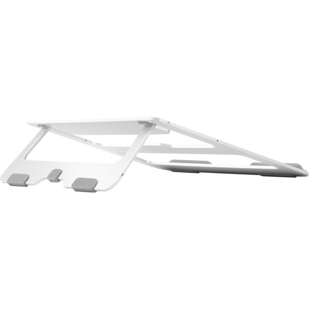 Lenovo GXF0X02618 Portable Aluminum Laptop Stand, Non-slip Rubber Grip, Ergonomic, Foldable, Tilt, Sturdy, Ventilation Holes