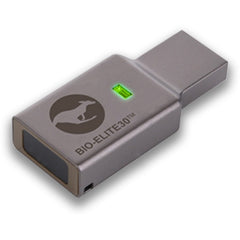 康格鲁KDBE30-16G 捍卫者生物精英30 指纹加密 USB 闪存驱动器 16GB，符合TAA要求，3年保修 康格鲁 康格鲁 是品牌名称.品牌名称需要翻译.