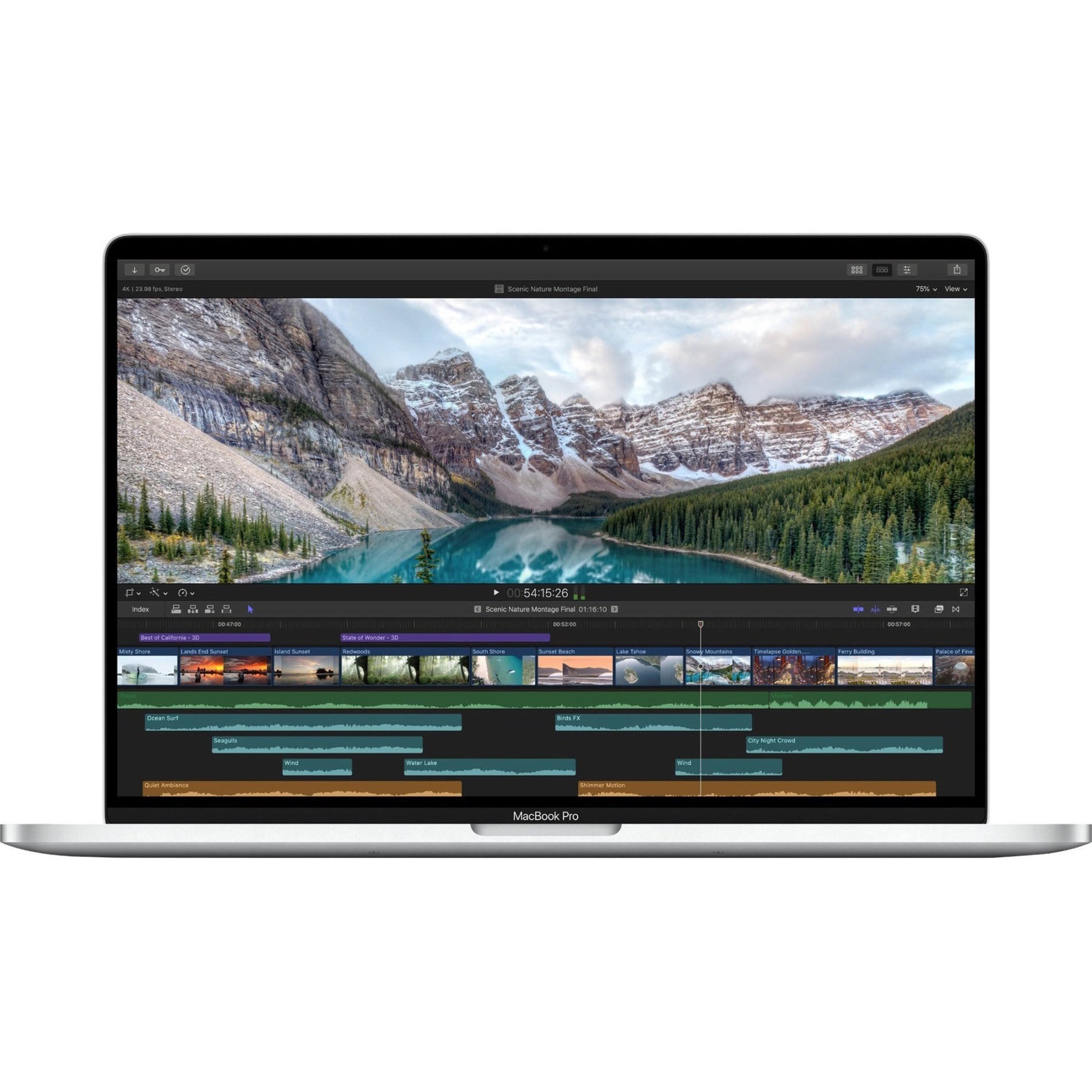 Apple MVVL2LL/A MacBook Pro 16-inch Silver, 2.6GHz 6-Core i7, 16GB RAM, 512GB SSD