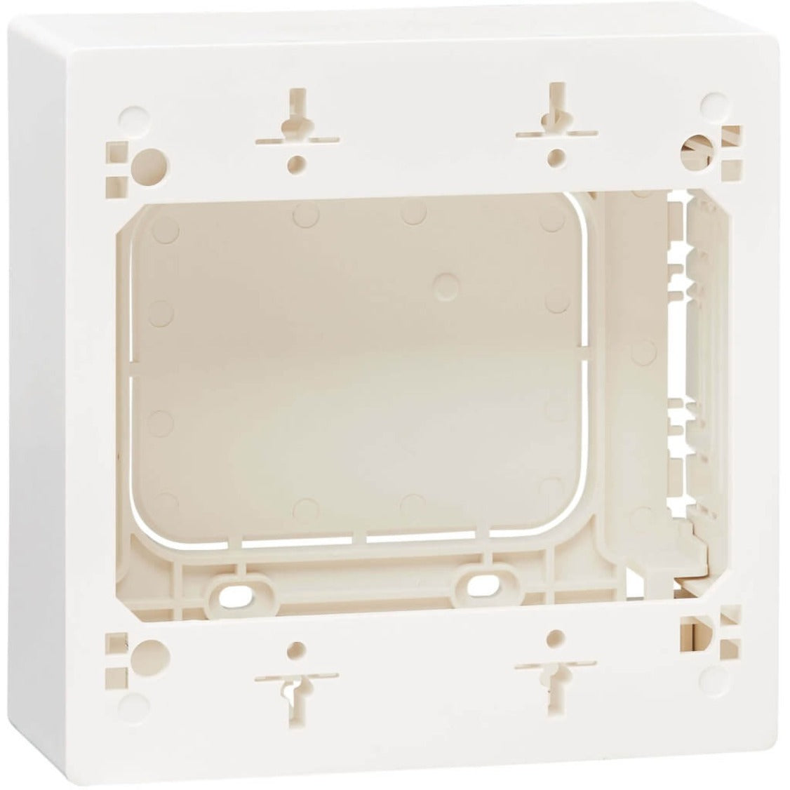 Tripp Lite N080-SMB2-WH Double-Gang Surface-Mount Back Box White TAA  트리프 라이트 N080-SMB2-WH 더블 갱 서피스마운트 백 박스 화이트 TAA