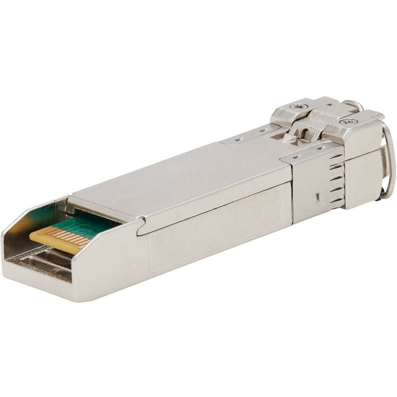 Side profile of N286-10G-SR-S SFP+ module highlighting thermal management features