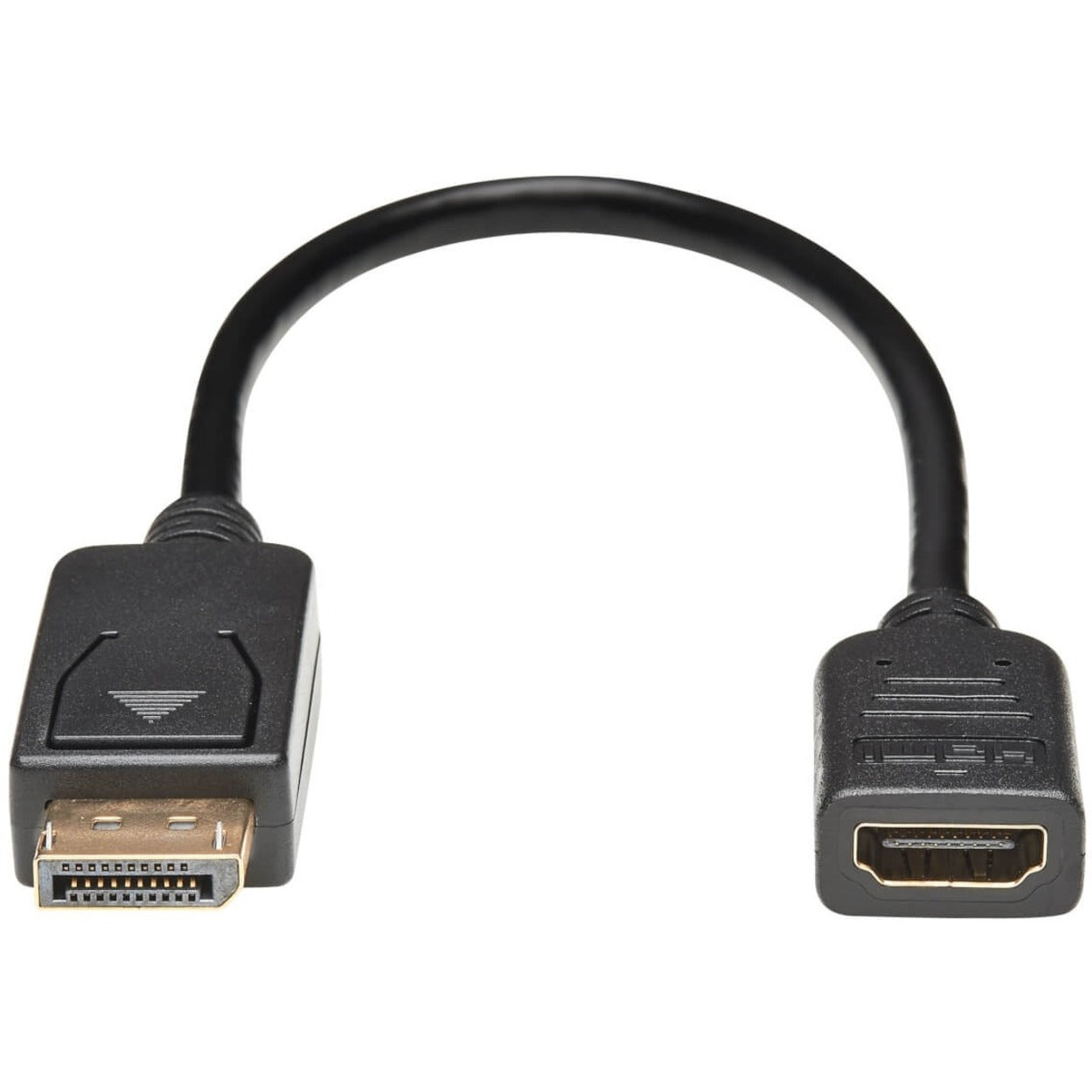 ทริปไลท์ P136-001 แปลงวิดีโอ DisplayPort เป็น HDMI ชาย/หญิง 1 ฟุต สีดำ