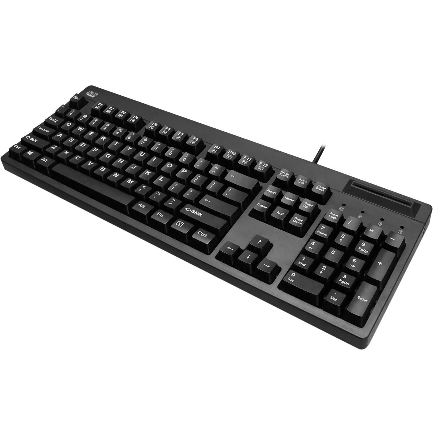 Adesso AKB-630SB-TAA Clavier avec Lecteur de Carte Intelligent EasyTouch 630SB-TAA Conforme TAA