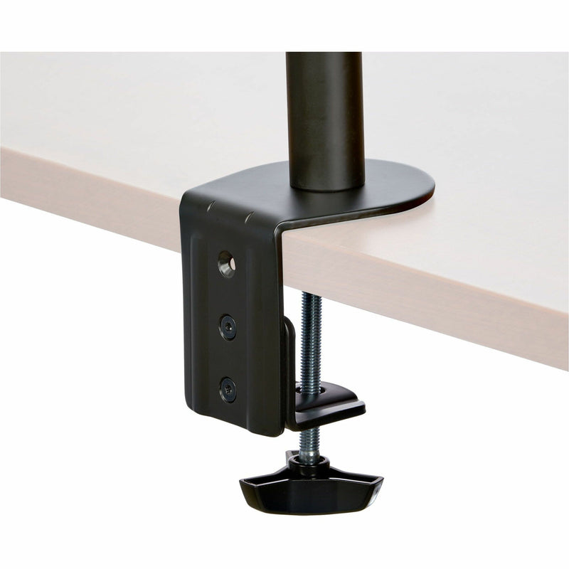 Detailed view of desk mount clamp mechanism