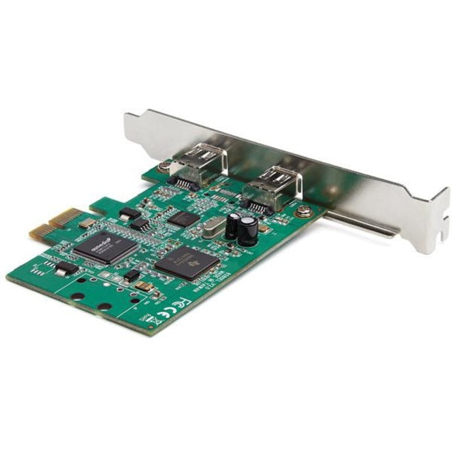 StarTech.com PEX1394A2V2 PCI Express FireWire Card - Plug-and-Play, 2 Port 1394a PCIe FireWire Adapter
