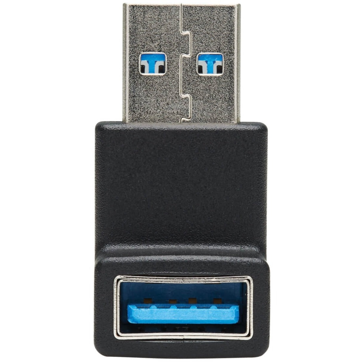 Tripp Lite U324-000-DN Adaptateur SuperSpeed USB 3.0 - USB-A à USB-A M/F Angle Inférieur Noir  Marque: Tripp Lite