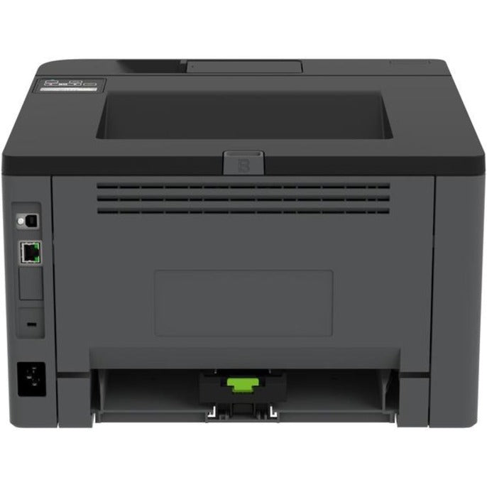 Rear view of Lexmark MS431DN showing connectivity ports and power interface-alternate-image4