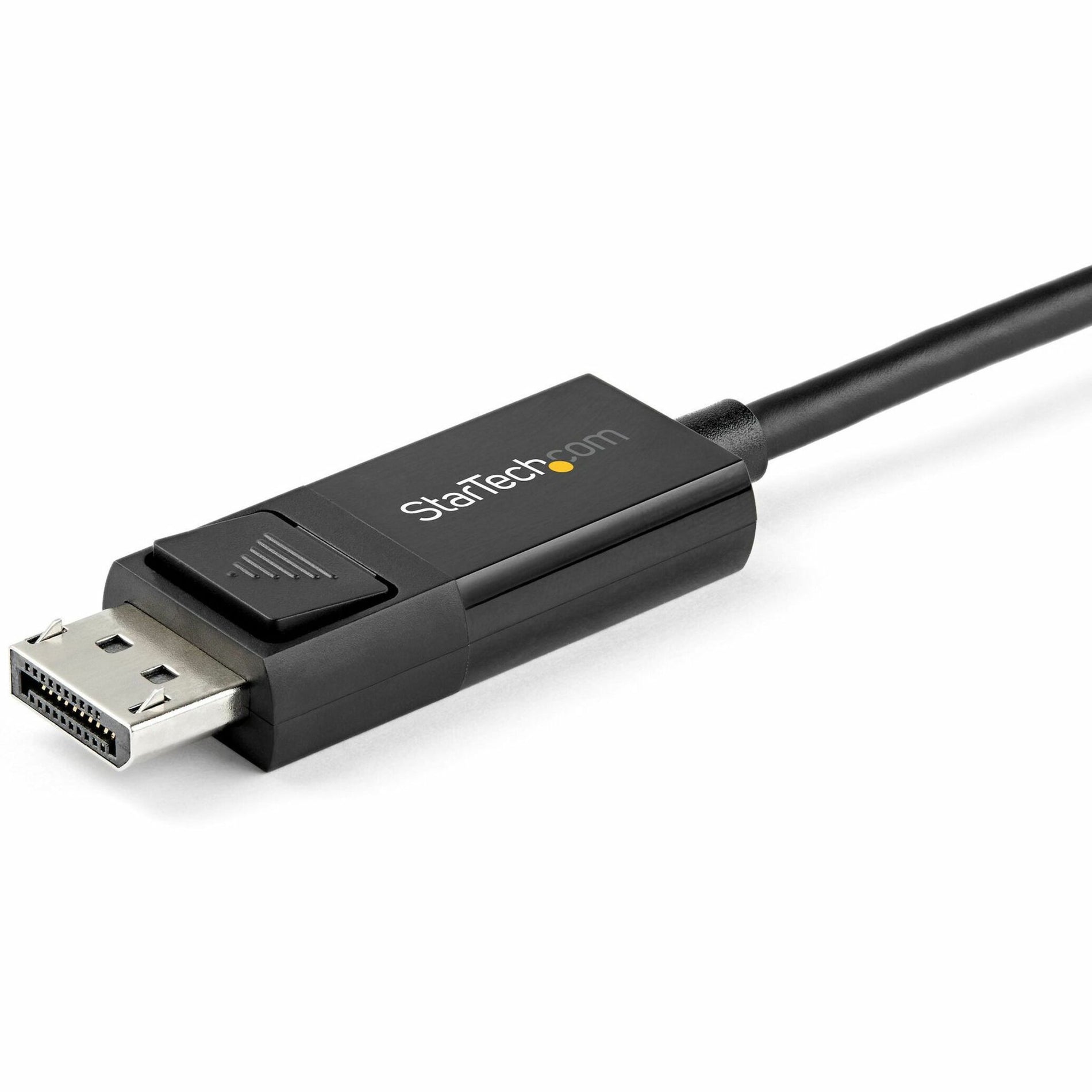 StarTech.com CDP2DP142MBD 6.6 ft. (2 m) USB-C to DisplayPort 1.4 Cable - Bidirectional, 8K 30Hz, Thunderbolt 3 Adapter Cable