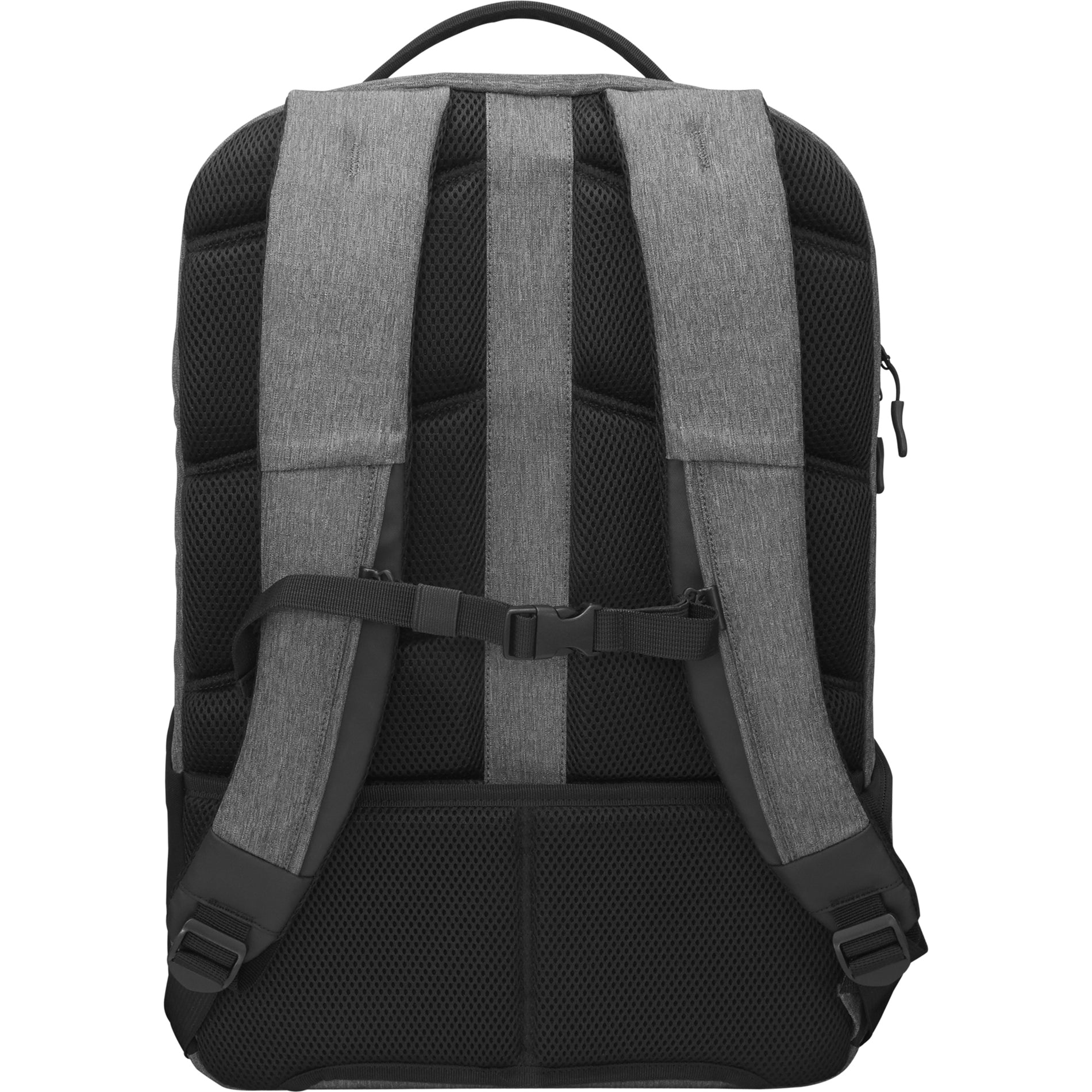 Mochila Casual de Negocios Lenovo 4X40X54260 de 17 pulgadas Resistente al Agua Gris Carbones Logo Reflectante