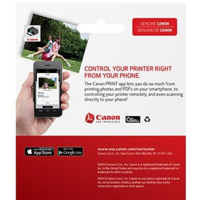 Canon mobile printing feature demonstration showing smartphone controlling printer functionality-alternate-image3