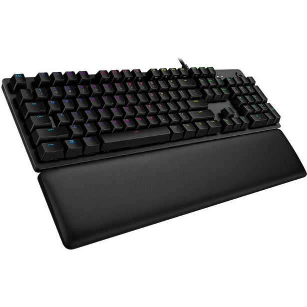 Logitech G715 Wireless Mechanical Gaming Keyboard with LIGHTSYNC RGB,  LIGHTSPEED, Linear Switches (GX Red), and Keyboard Palm Rest, PC/Mac  Compatible