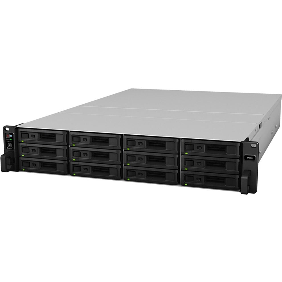 Synology SA3600 SAN/NAS Storage System, 12-Bay, 16GB DDR4, 10GbE, 2U Rackmount