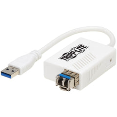 Tripp Lite U336-SMF-1G-LC Tarjeta Ethernet Gigabit Transceptor de Fibra USB SMF Adaptador GBE LC