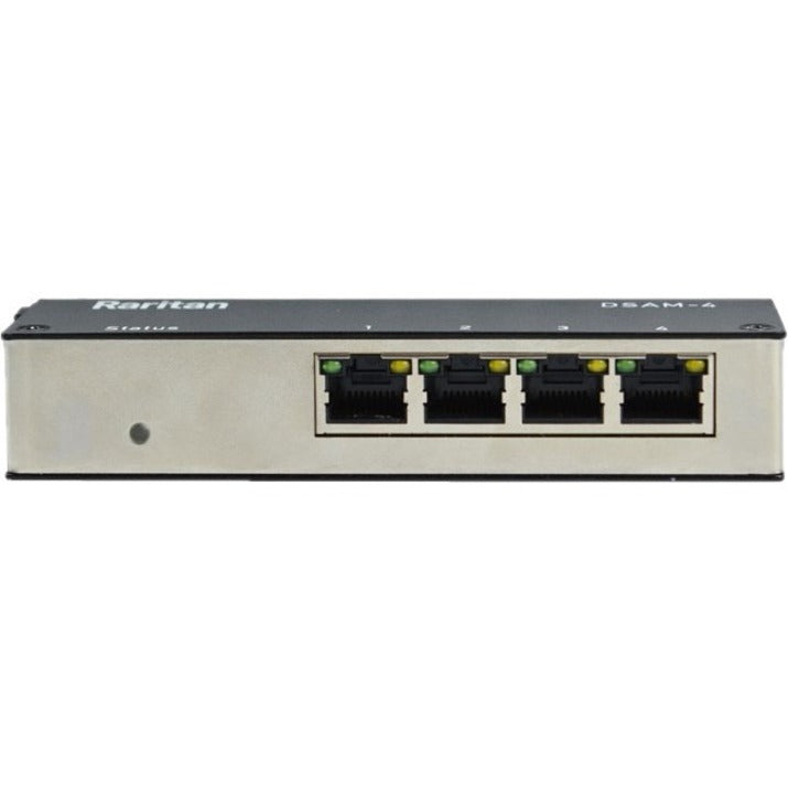 Raritan DSAM-4 Dominion デバイスサーバー、USB＆シリアルポート、4つのシリアルポート、ツイストペア、10ベース-T Ethernet Raritan レリータン