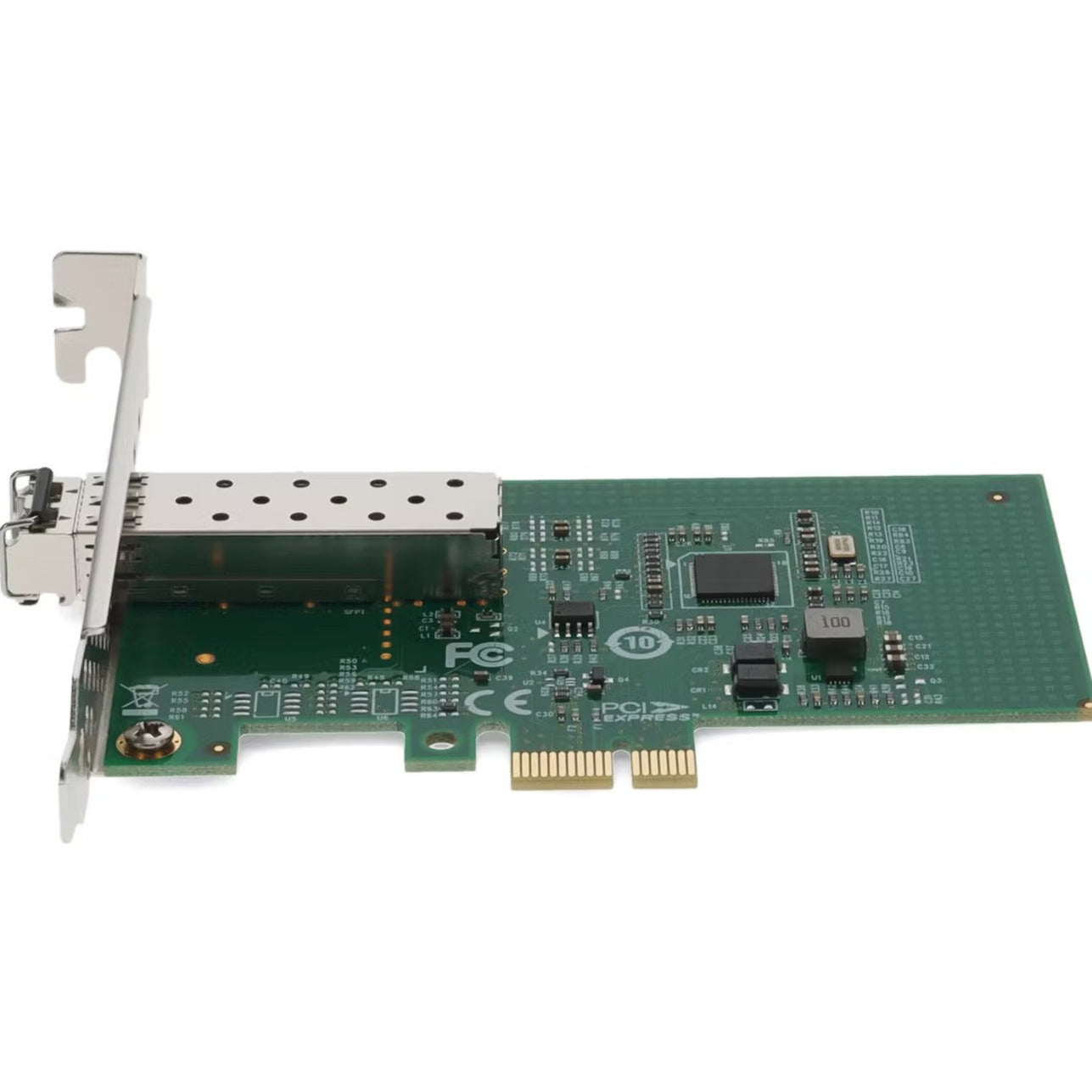 AddOn ADD-PCIE-LC-SX-X1 Gigabit Ethernet Card, 1Gbs Single Open SFP Port PCIe 2.0 x1 Network Interface Card w/1000Base-SX SFP Transceiver