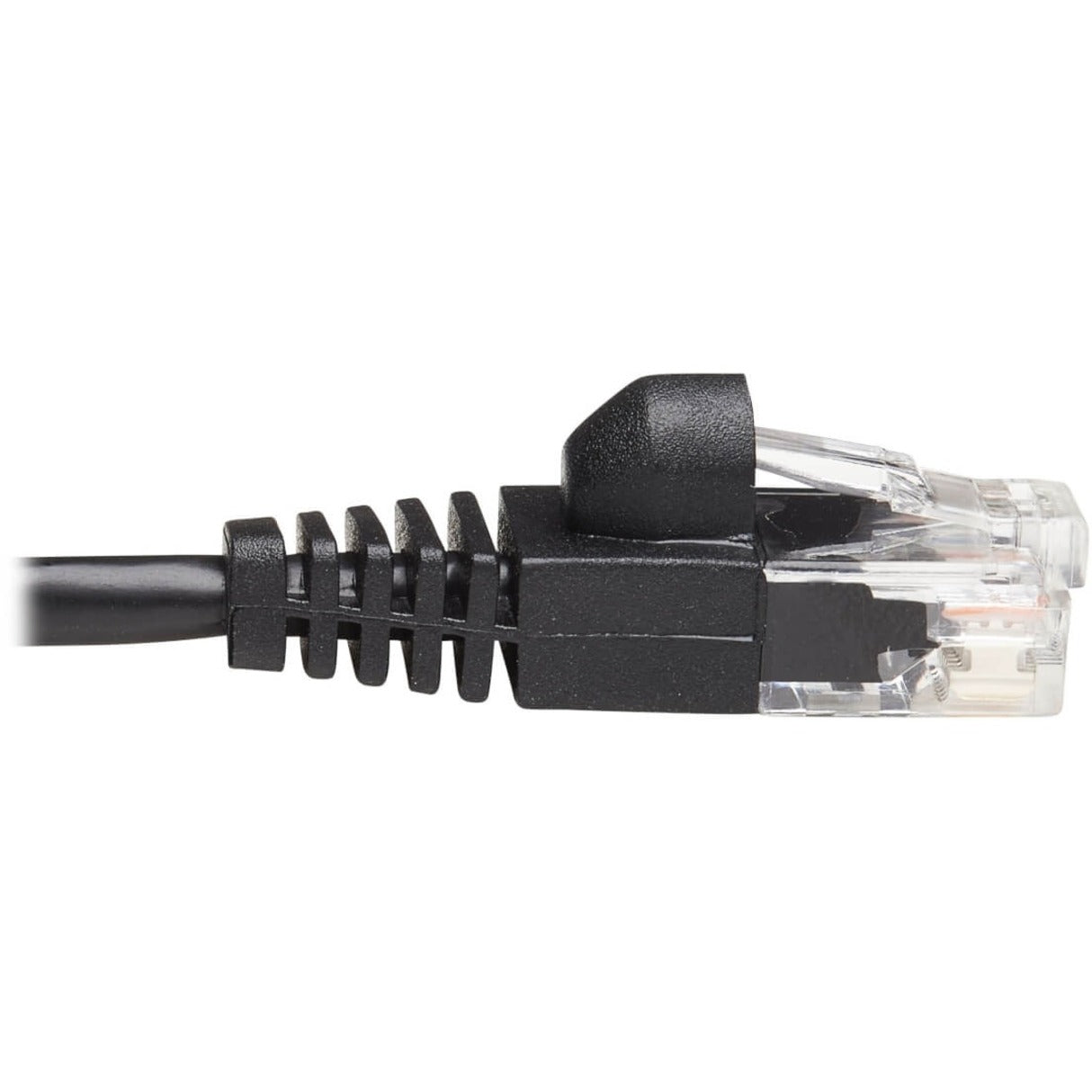 Tripp Lite N261-S10-BK Cat6a 10G Snagless Molded Slim UTP Network Patch Cable (M/M) Black 10 ft.   트립 라이트 N261-S10-BK Cat6a 10G 스내글리스 성형 슬림 UTP 네트워크 패치 케이블 (M/M) 블랙 10 ft.