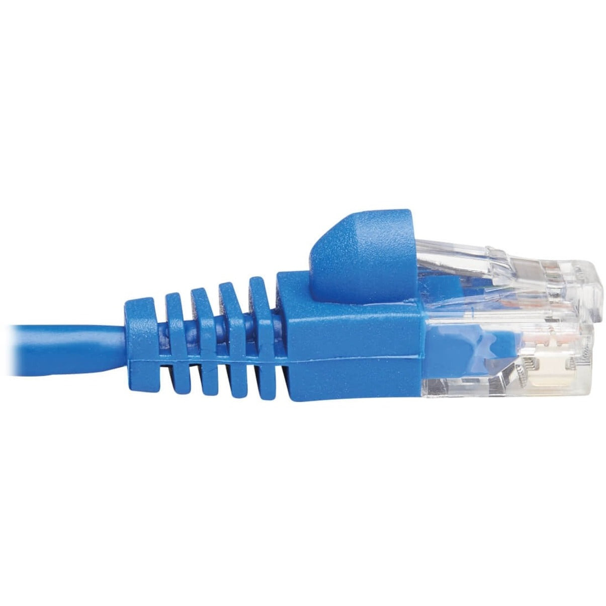 Tripp Lite N261-S10-BL câble de réseau Cat6a 10G avec languette anti-accrocs moulée slim UTP (M/M) bleu 3 m.