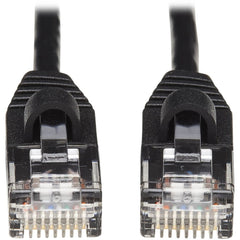 Tripp Lite N261-S20-BK Cat6a 10G Snagless Molded Slim UTP Network Patch Cable (M/M) Black 20 ft.  トリップライト N261-S20-BK Cat6a 10G スナッグレス成形スリムUTPネットワークパッチケーブル（M/M）、ブラック、20フィート