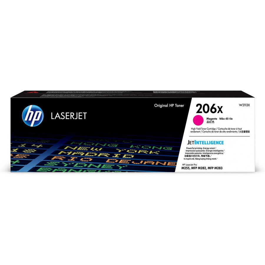 HP W2113X 206X ハイイールド マゼンタ オリジナル LaserJet トナーカートリッジ - 2450 ページ ブランド名：HP（Hewlett-Packard） HP（ヒューレット・パッカード）