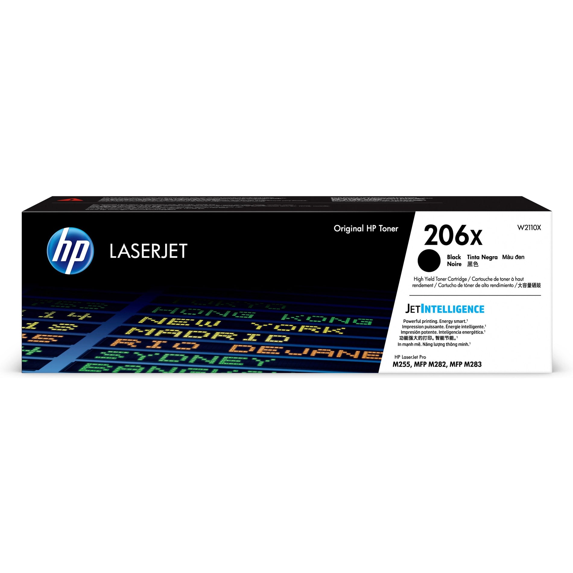 HP W2110X 206X Hochleistungs-Original-LaserJet-Tonerkartusche Schwarz - 3150 Seiten