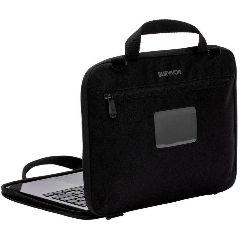 Griffin GFB-049-BLK Survivor Apex Always-On for 11.6 Chromebooks, Black Briefcase Carrying Case