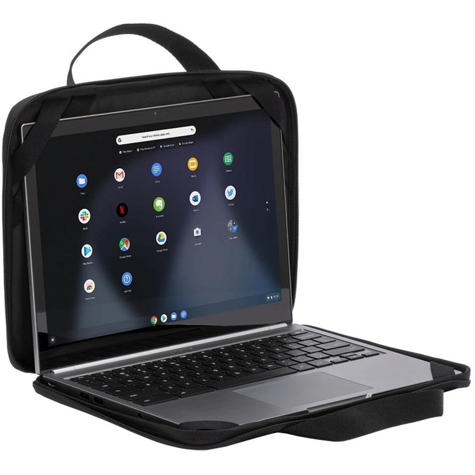 Open Survivor case showing Chromebook with Chrome OS interface-alternate-image3