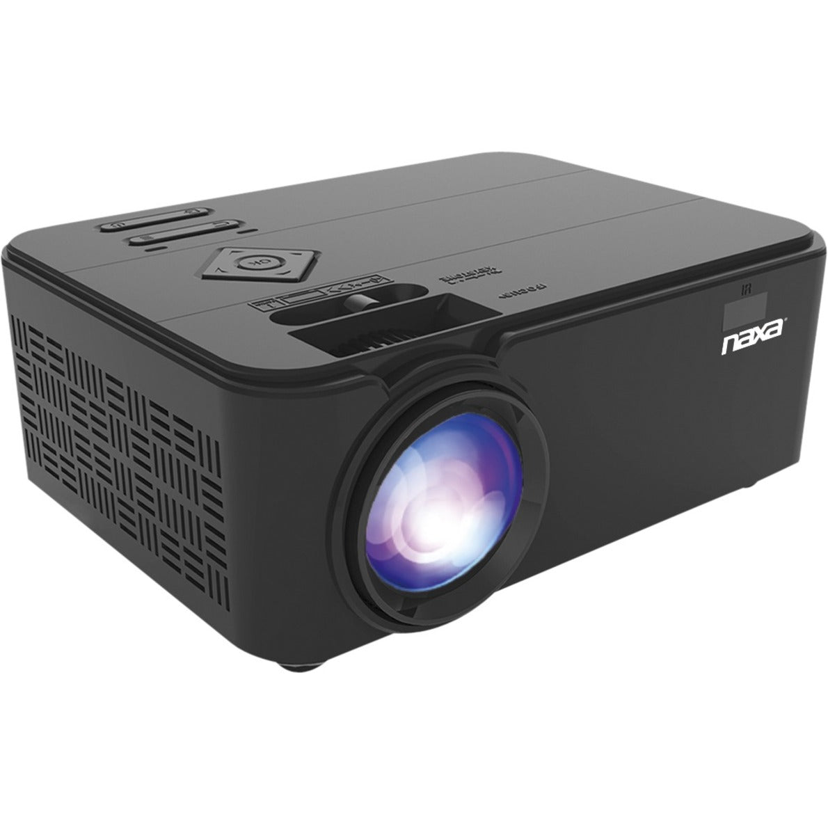 Naxa NVP-1000 150" Home Theater LCD Projector, LED Lamp, WVGA, 1080p, HDTV