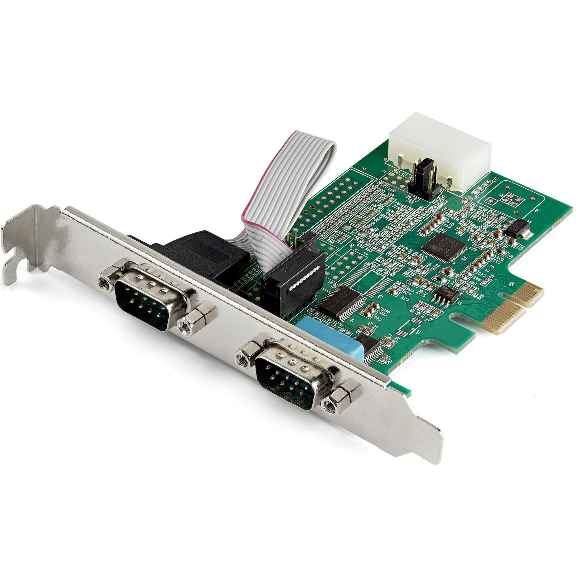 StarTech.com PEX2S953 2-Port PCI Express RS232 Serial Adapter Card - High-Speed Data Transfer, Easy Installation