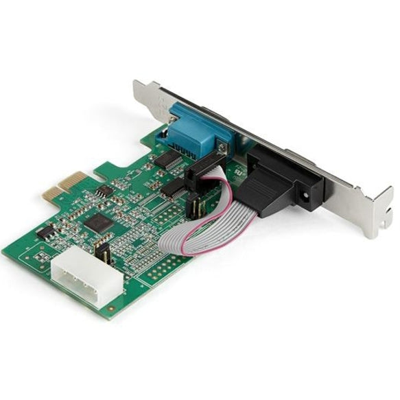 StarTech.com PEX2S953 2-Port PCI Express RS232 Serial Adapter Card - High-Speed Data Transfer, Easy Installation