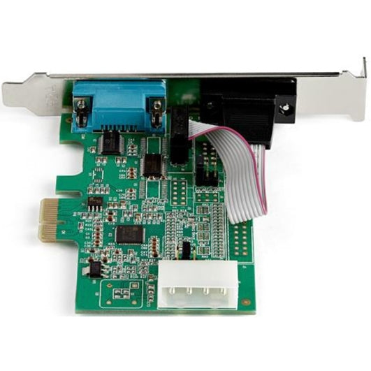 StarTech.com PEX2S953 2-Port PCI Express RS232 Serial Adapter Card - High-Speed Data Transfer, Easy Installation