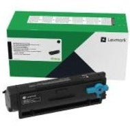 Lexmark 55B1X00 Extra High Yield Return Program Toner Cartridge in black with green packaging