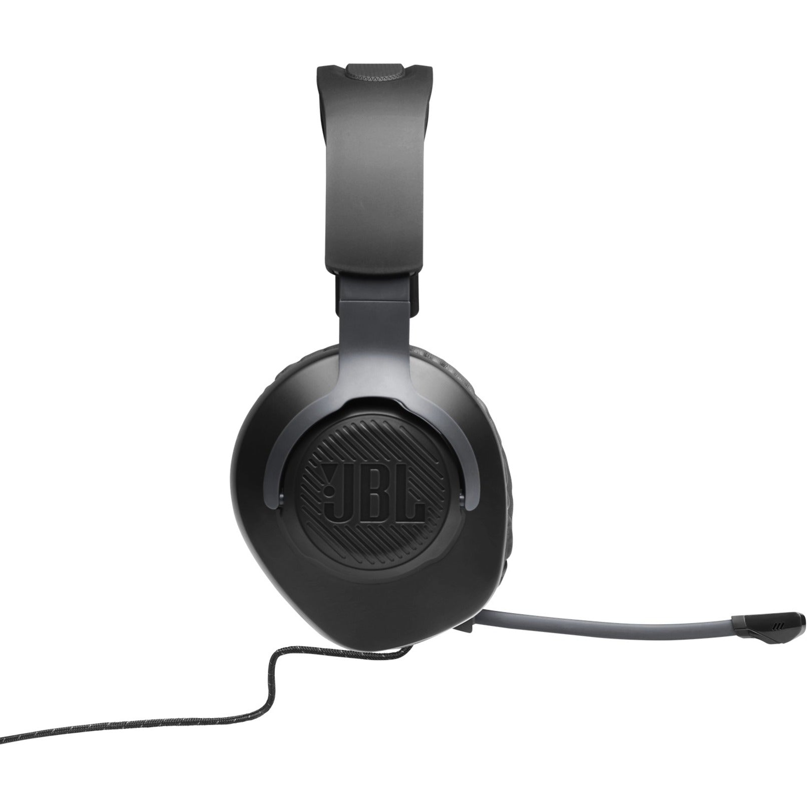 JBL JBLQUANTUM100BLKAM Quantum 100 Wired Over-Ear Gaming Headset with a Detachable Mic, Surround Sound for PC, PS4, Xbox One, Nintendo Switch, and Mobile Devices