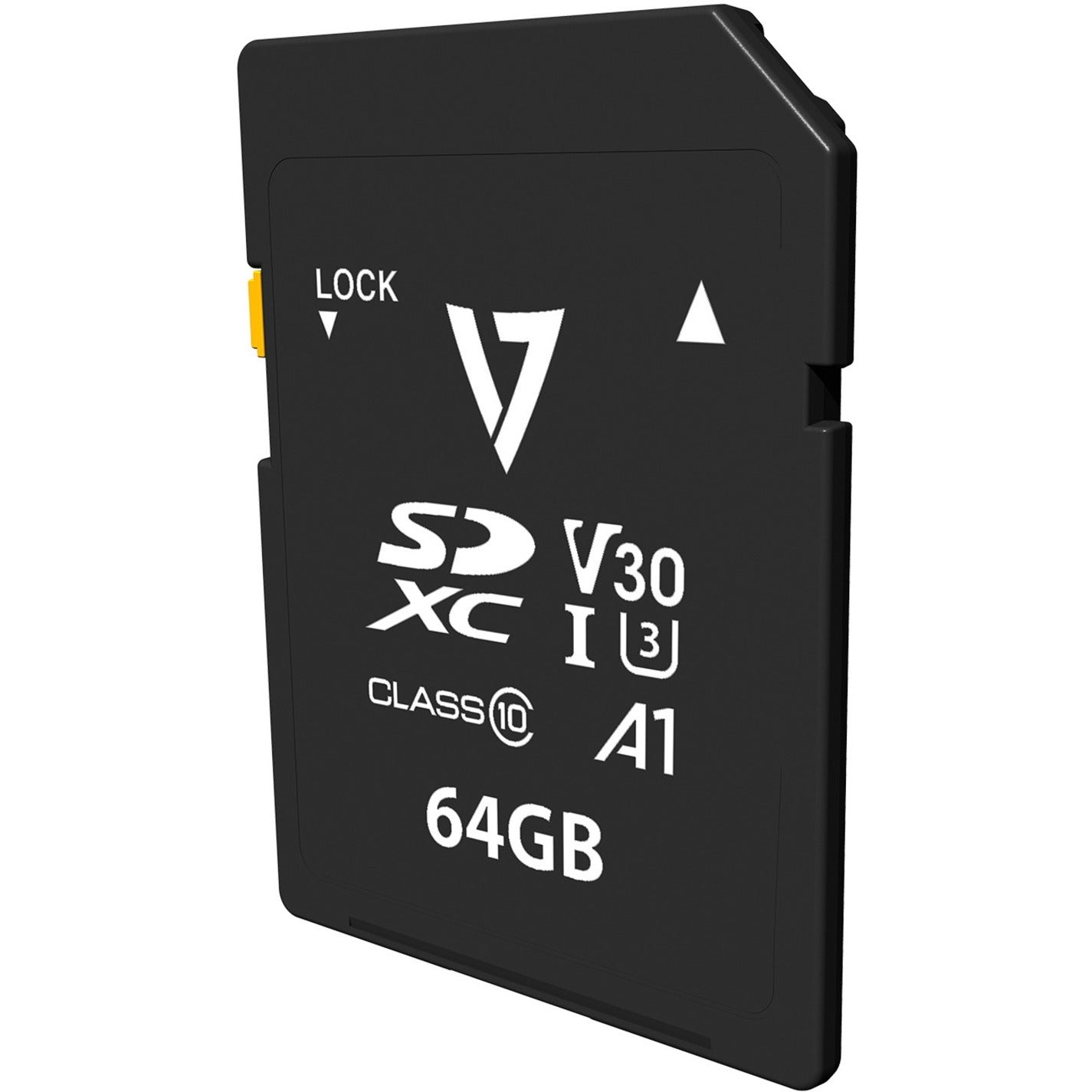 V7 VPSD64GV30U3 64GB Scheda SDXC Velocità di Lettura 95MB/s Classe 10/UHS-III (U3)