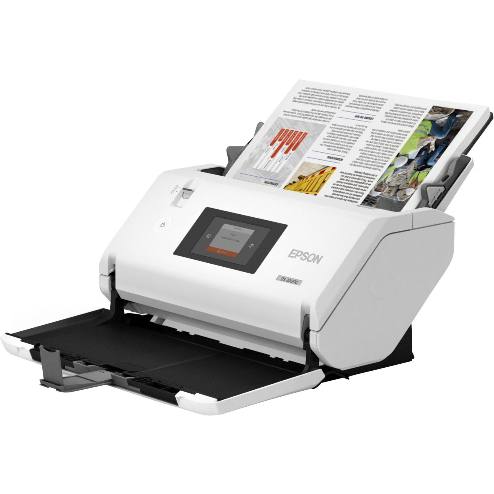 Epson B11B256201 WorkForce DS-30000 Large-Format Sheetfed Scanner, 600 dpi Optical, A3/A4 Media Size, Grayscale/Color/Monochrome Scanning