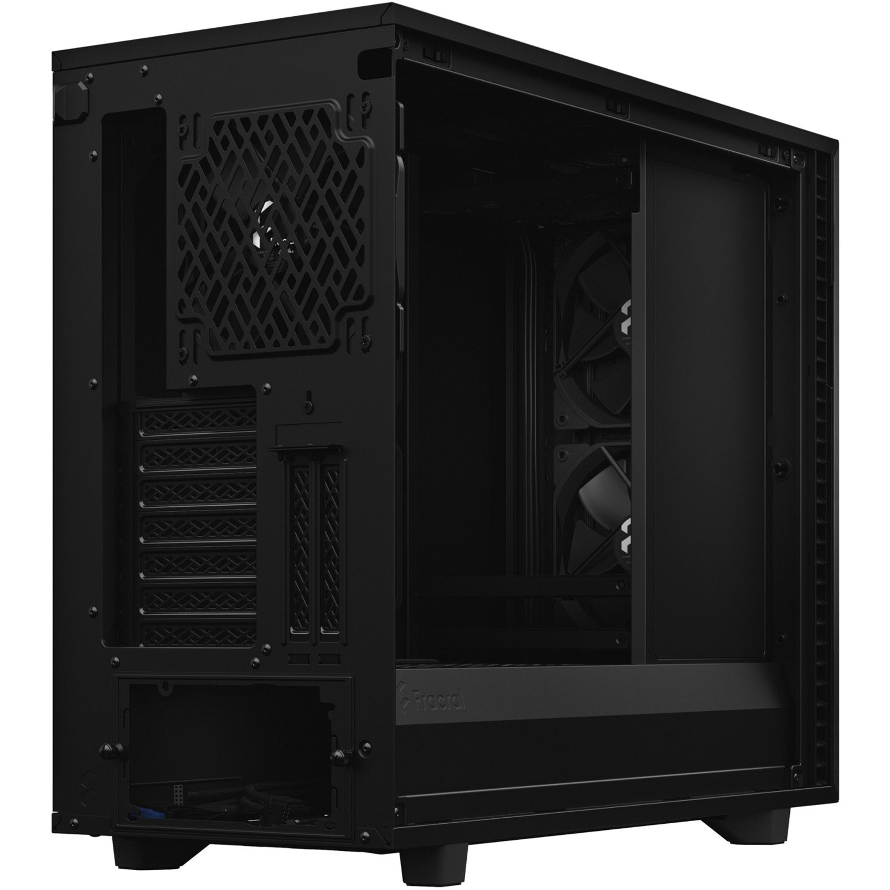 Fractal Design FD-C-DEF7A-03 Define 7 Black TG Dark Tint Computer Case, Mid-tower, Tempered Glass, Steel, Anodized Aluminum, 9 Expansion Slots