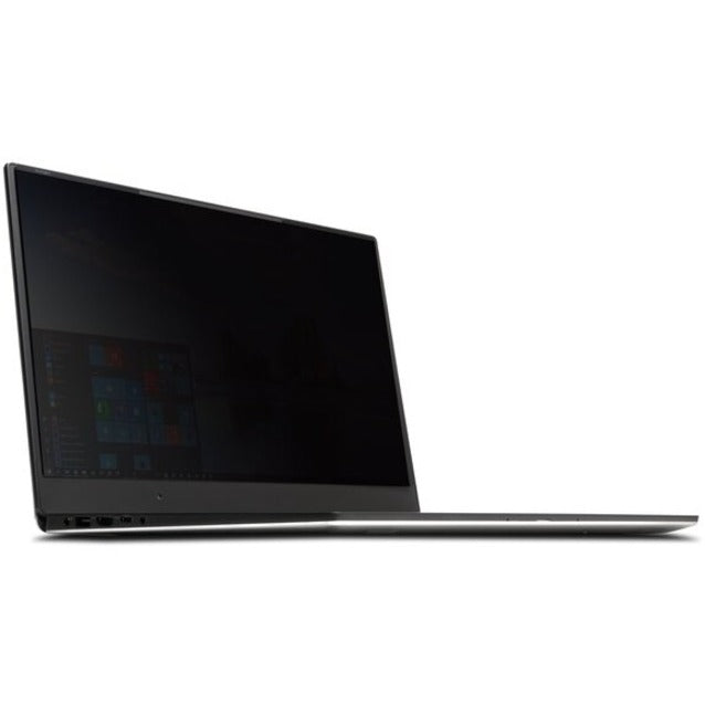 Side view of laptop with privacy screen showing blocked visibility-alternate-image11