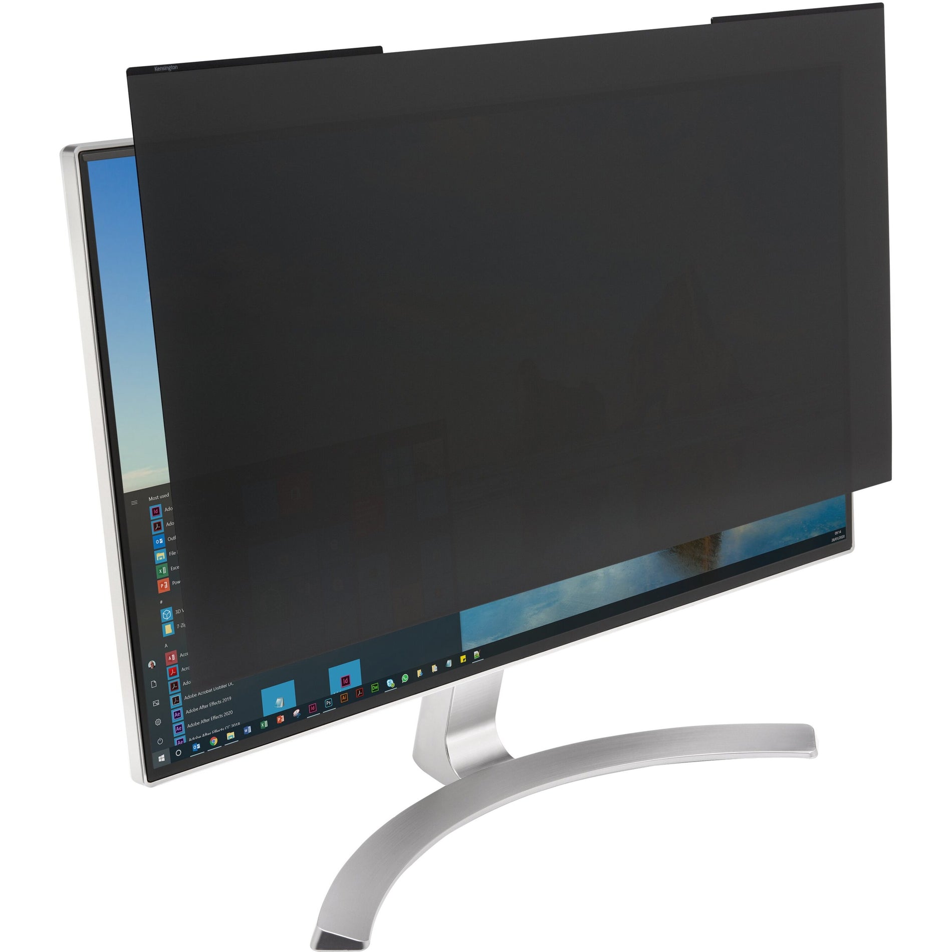 Kensington K58358WW MagPro 24.0" Monitor Privacy Screen with Magnetic Strip, Blue Light Reduction, 16:10 Aspect Ratio