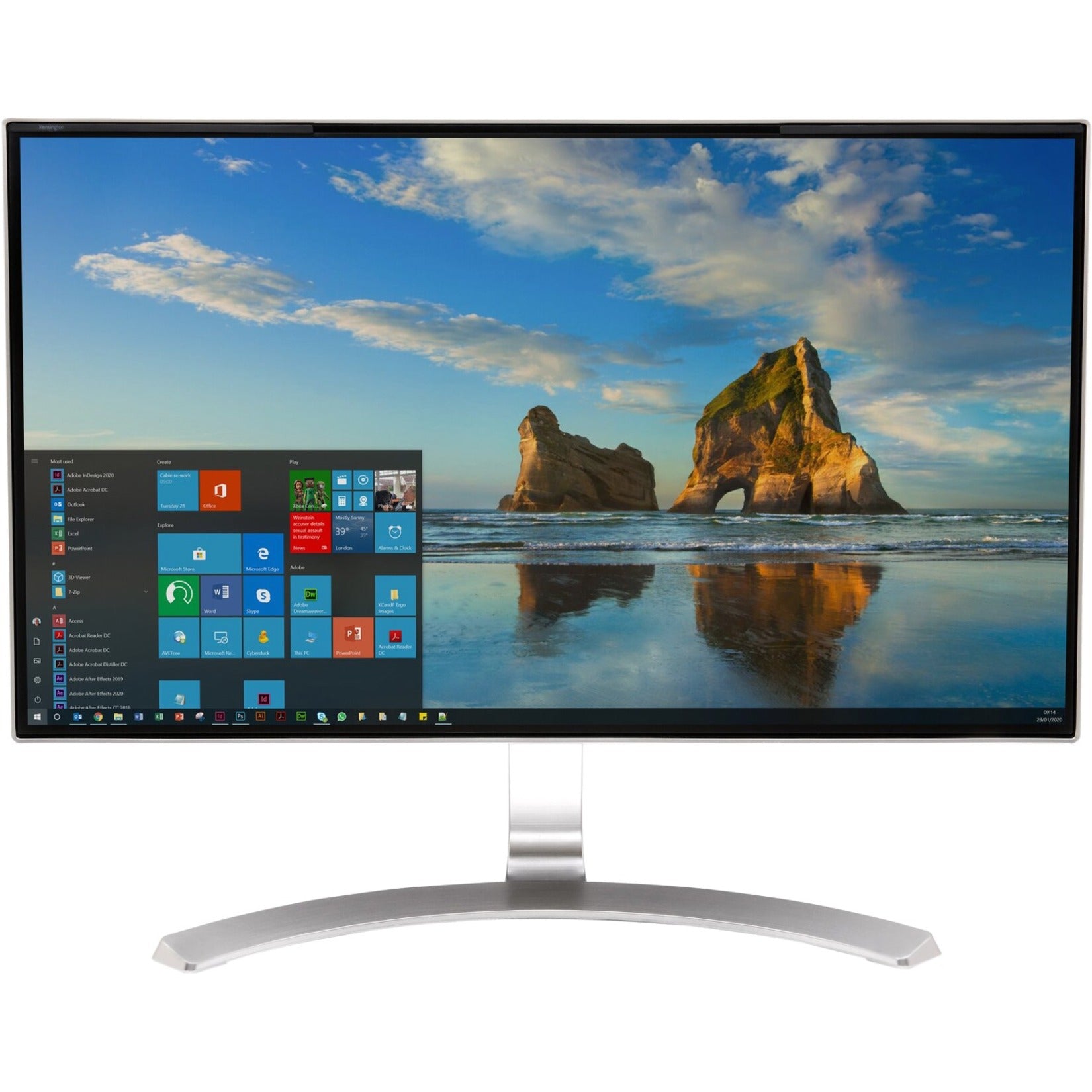 Kensington K58358WW MagPro 24.0" Monitor Privacy Screen with Magnetic Strip, Blue Light Reduction, 16:10 Aspect Ratio