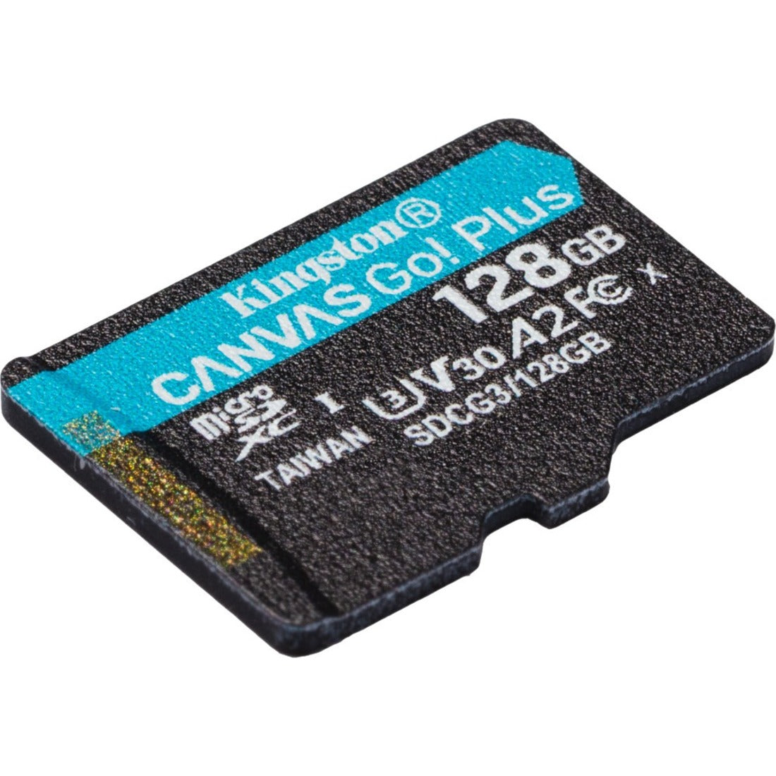 Kingston SDCG3/128GBSP Canvas Go! Plus microSD Memory Card, 128GB, 170MB/s Read Speed, Class 10/UHS-I (U3), 90MB/s Write Speed
