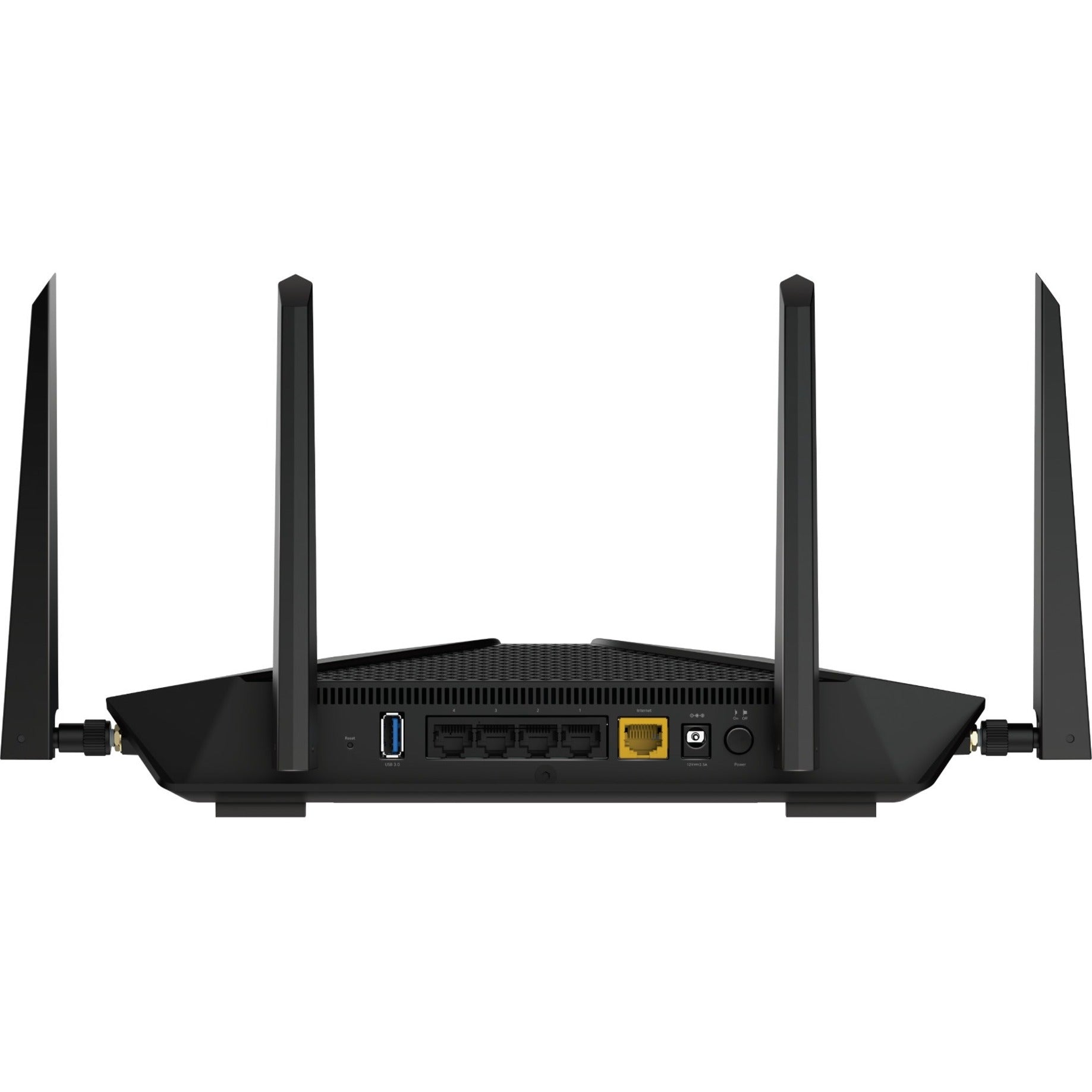 Netgear RAX50-100NAS Nighthawk AX6 6-Stream AX5400 WiFi Router, Wi-Fi 6, 5 Gigabit Ethernet, Alexa Supported