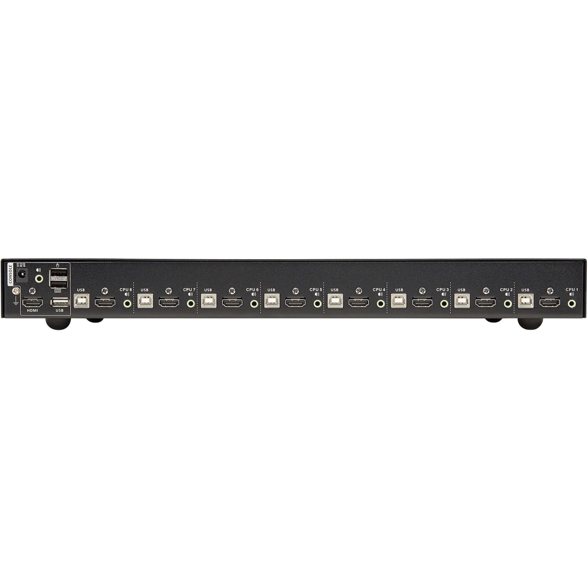 Tripp Lite B024-HU08 8-Poort HDMI/USB KVM Schakelaar 1U Rack-Monteerbaar 1920 x 1200 Resolutie TAA Conform