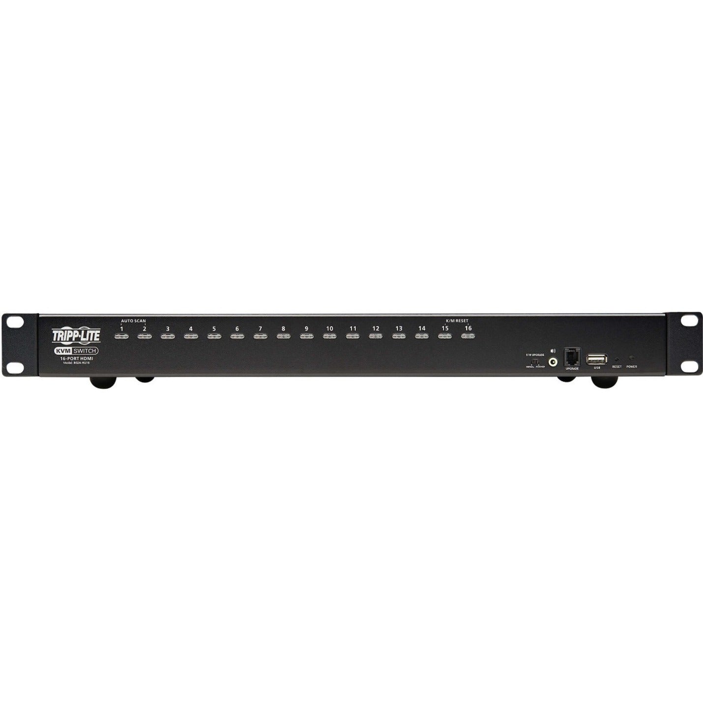 Tripp Lite B024-HU16 16-Port HDMI/USB KVM Switch, 1U Rack-Mountable, 1920 x 1200 Resolution, TAA Compliant