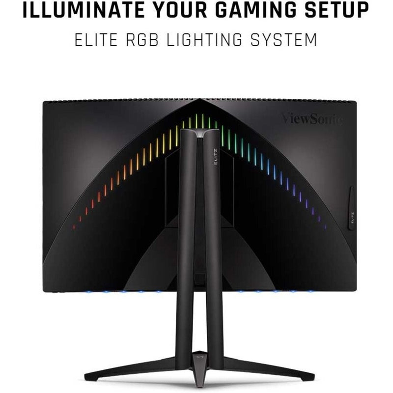 RGB lighting system display on monitor