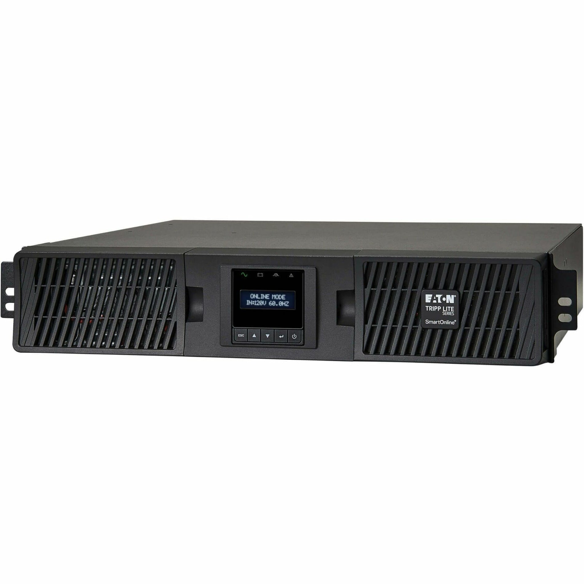 Tripp Lite SU750RTXLCD2UN SmartOnline 750VA Rack-mountable UPS, Double-Conversion, Pure Sine Wave, SNMP/HTTP Remote Monitoring