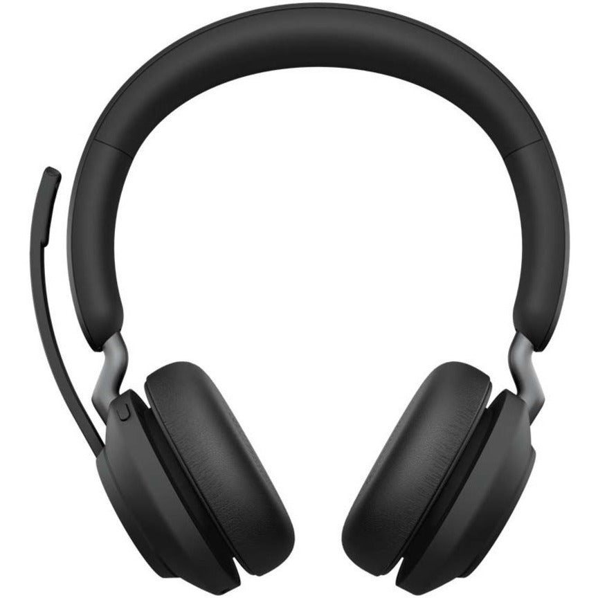 Front view of Jabra Evolve2 65 headset showing dual-ear design and headband-alternate-image2